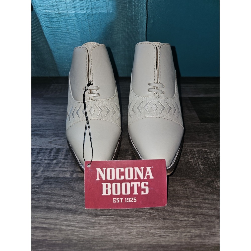 Nocona Womans 6.5 B  Damita Pearl Cowhide Leather  Western Cowboy Boots Ladies